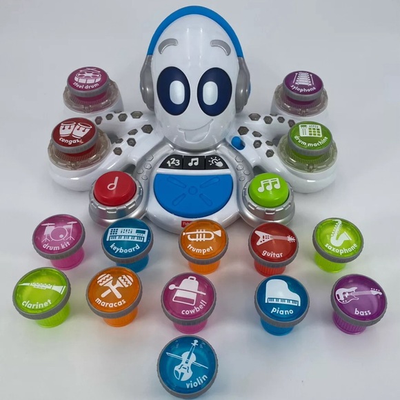 Fisher Price Think And Learn Rocktopus Musical Octopus with 15 Instruments - Picture 3 of 3